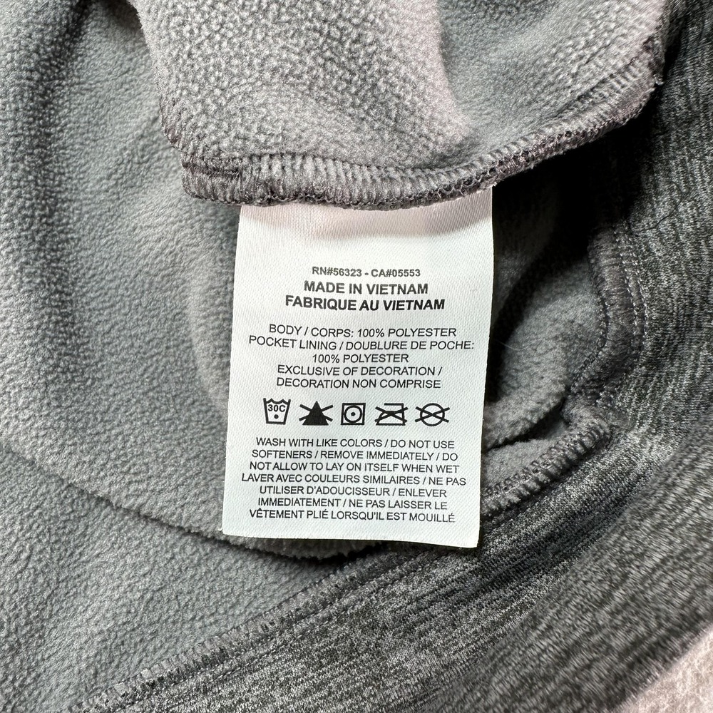 Nike Dri-FIT Hoodie Mens Large Gray Black Swoosh Repeat Training BV2764-071 - Picture 5 of 10